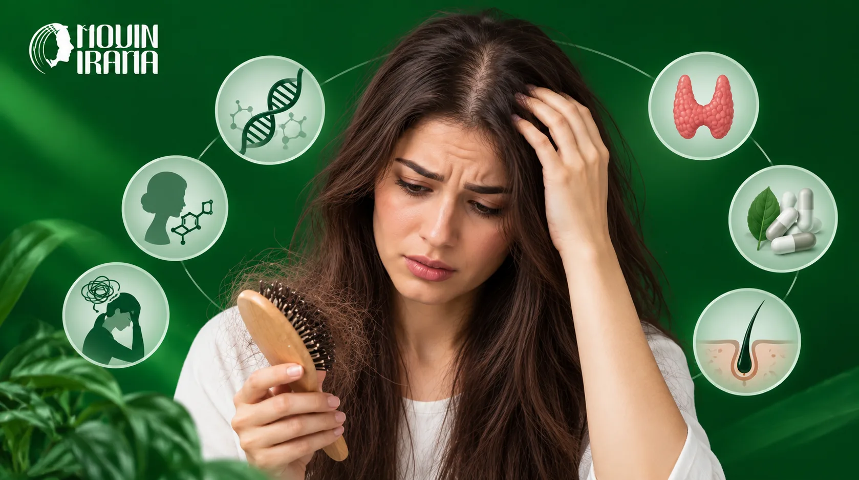 دلایل ریزش مو در زنان چیست؟